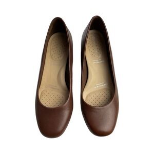 Rockport Brown Leather Adiprene Upper Shoe size 7W